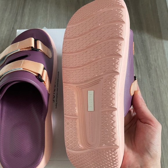 Suicoke Pink & Purple Urich Sandals - Size 10 - BRAND NEW W BOX - Picture 8 of 9